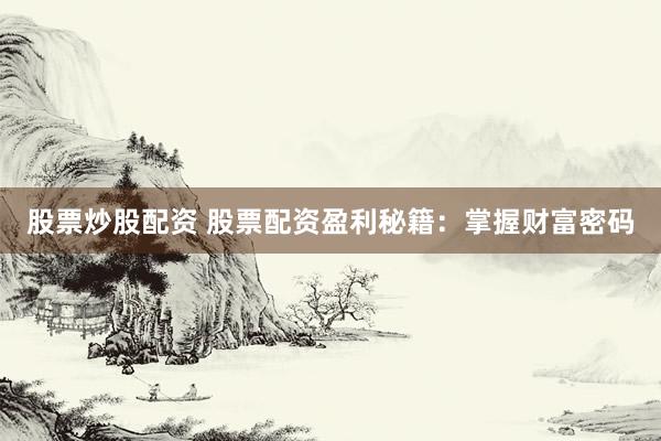 股票炒股配资 股票配资盈利秘籍：掌握财富密码
